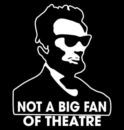 Obrázek produktu Dámské tričko Abraham Lincoln Not a Big Fan of Theatre