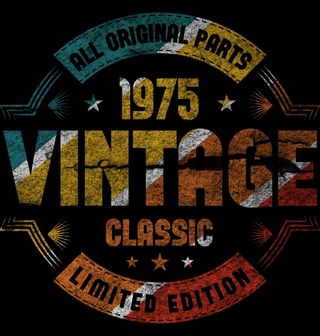 Obrázek 2 produktu Dámské tričko Vintage 1975 Classic