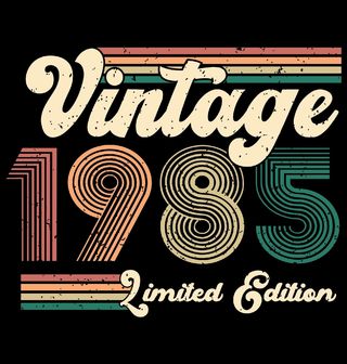 Obrázek 2 produktu Dámské tričko Vintage 1985 Limitovaná edice