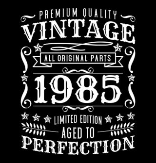 Obrázek 2 produktu Pánské tričko Ročník 1985 Premium Quality