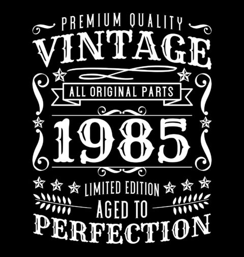 Obrázek produktu Pánské tričko Ročník 1985 Premium Quality