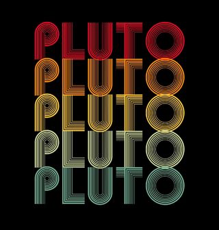 Obrázek 2 produktu Dámské tričko Pluto Retro Planeta