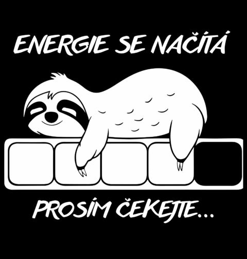 Obrázek produktu Pánské tričko Lenochod Energie se načítá prosím čekejte