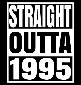 Obrázek 2 produktu Dámské tričko Přímo z roku 1995 Straight Outta 