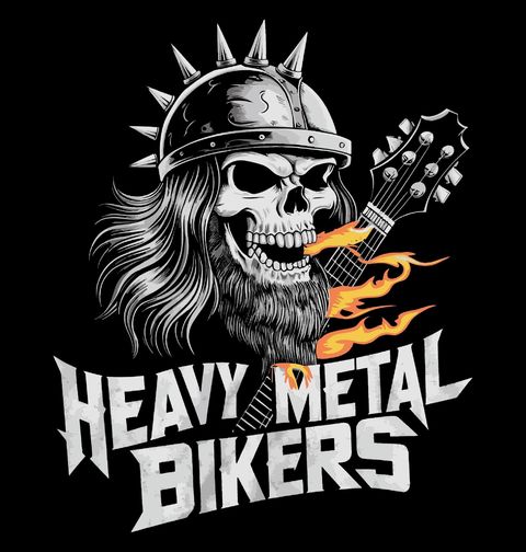 Obrázek produktu Dámské tričko Metalový Motorkář Heavy Metal Bikers