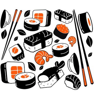 Obrázek 2 produktu Pánské tričko Japonské Sushi