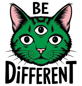 Obrázek 2 produktu Dámské tričko Kočka s Třetím Okem Be Different