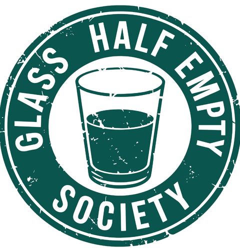 Obrázek produktu Pánské tričko Poloprádzná Sklenice Glass Half Empty Society