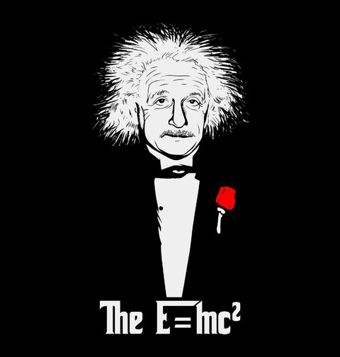 Obrázek produktu Dámské tričko Kmotr Vědy Einstein Godfather