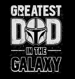 Obrázek 2 produktu Pánské tričko Nejlepší táta v galaxii Mandalorian