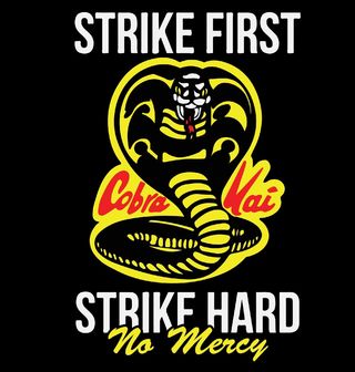 Obrázek 2 produktu Pánské tričko Cobra Kai Zaútoč První a Tvrdě