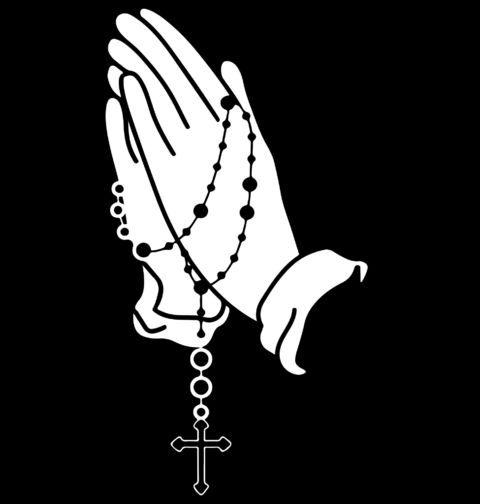 Obrázek produktu Dámské tričko Síla modlitby Praying Hands