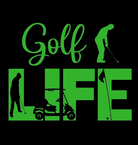 Obrázek produktu Pánské tričko Golfový život Golf Life