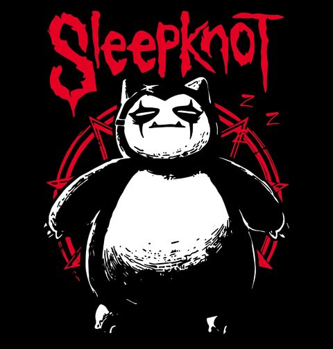 Obrázek produktu Dámské tričko Metalový Sleepknot Snorlax