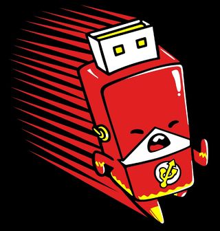 Obrázek 2 produktu Pánské tričko Běžící flashka USB Flash