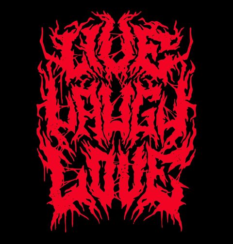 Obrázek produktu Dámské tričko Black Metal Live Laugh Love