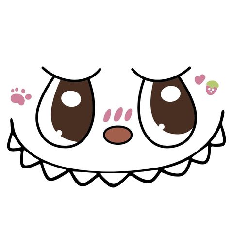 Obrázek produktu Dámské tričko Kawaii Úsměv Labubu