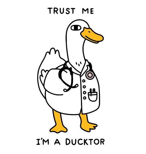 Obrázek produktu Pánské tričko Kachní doktor Trust me, I’m a ducktor