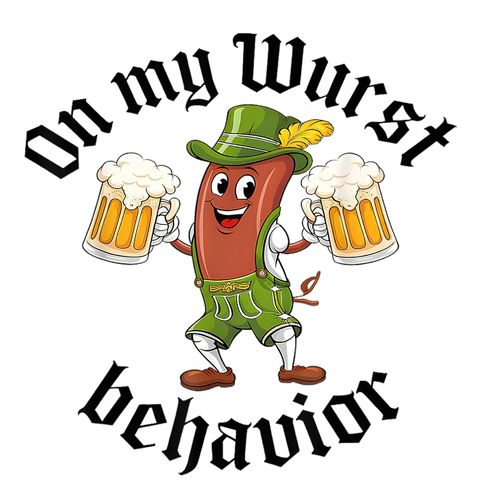 Obrázek produktu Dámské tričko Klobása s pivem Oktoberfest