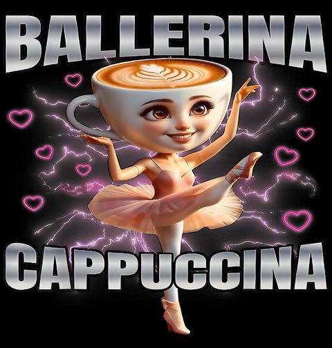 Obrázek produktu Dětské tričko Zamilovaná Ballerina Cappuccina