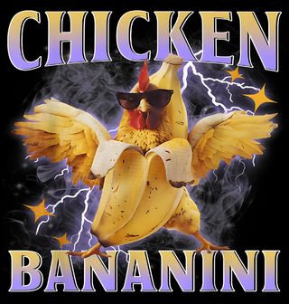 Obrázek 2 produktu Dětské tričko Italský Brainrot Chicken Bananini