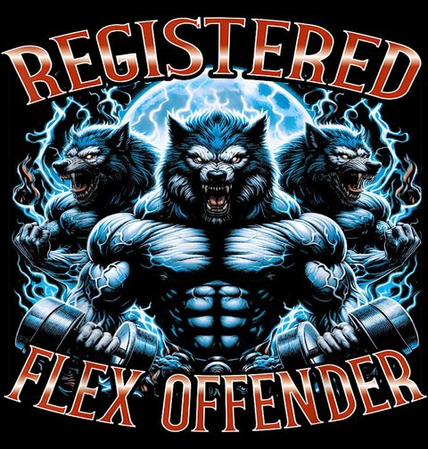 Obrázek produktu Pánské tričko Registrovaný Flexer Registered Flex Offender