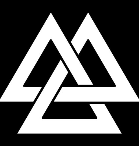 Obrázek produktu Pánské tričko Valknut Symbol padlých Vikingů
