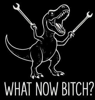 Obrázek 2 produktu Dámské tričko Rozzuřený T-Rex What now bitch?