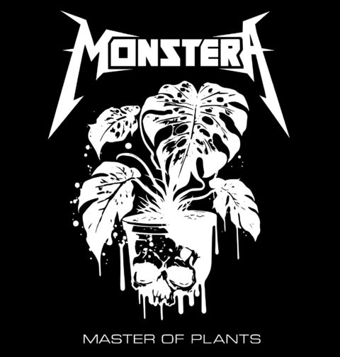 Obrázek produktu Pánské tričko Metalová Monstera