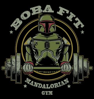 Obrázek 2 produktu Dámské tričko Boba Fit Mandalorian Gym