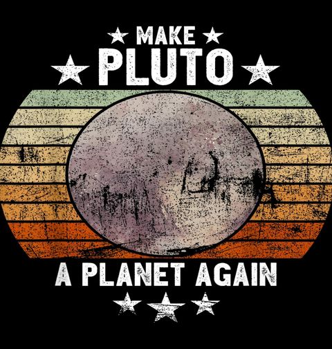 Obrázek produktu Pánské tričko Udělejme z Pluta znovu planetu!