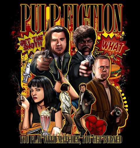 Obrázek produktu Dámské tričko Legendy Pulp Fiction