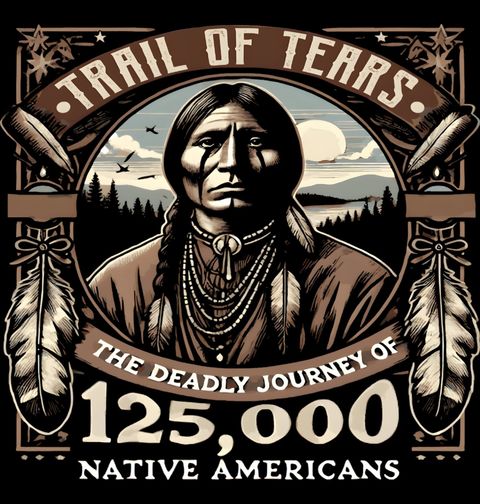 Obrázek produktu Pánské tričko Pocta indiánskému dědictví Trail of Tears