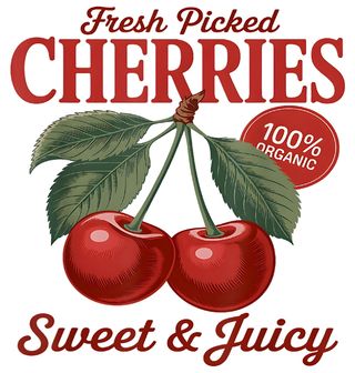 Obrázek 2 produktu Dámské tričko Šťavnaté Třešně Fresh Picked Cherries