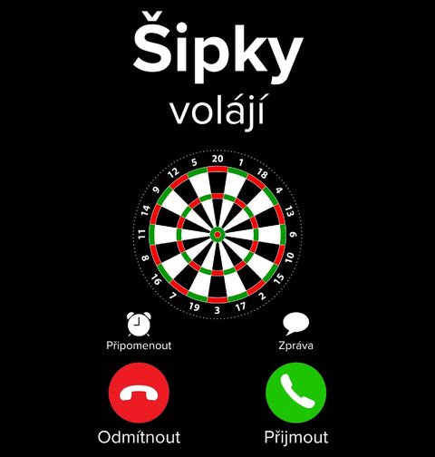 Obrázek produktu Pánské tričko Šipky volají Phone Call