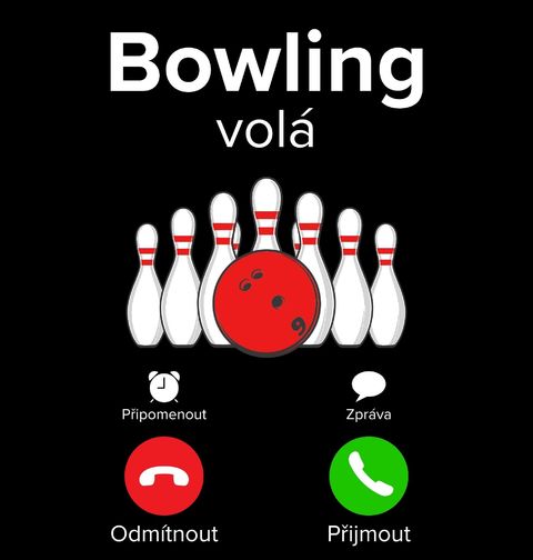 Obrázek produktu Pánské tričko Bowling volá Phone Call