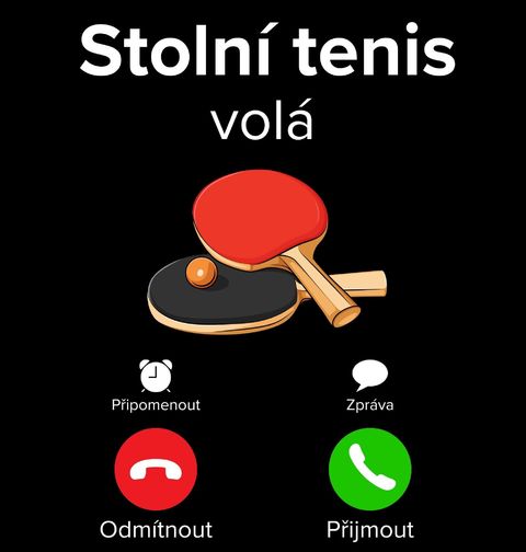 Obrázek produktu Dámské tričko Stolní tenis volá Phone Call