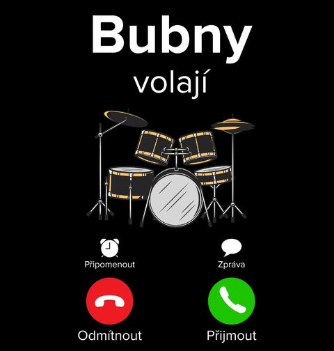 Obrázek produktu Dámské tričko Bubny volají Phone Call
