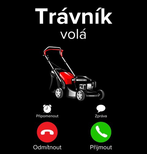 Obrázek produktu Pánské tričko Trávník volá Phone Call