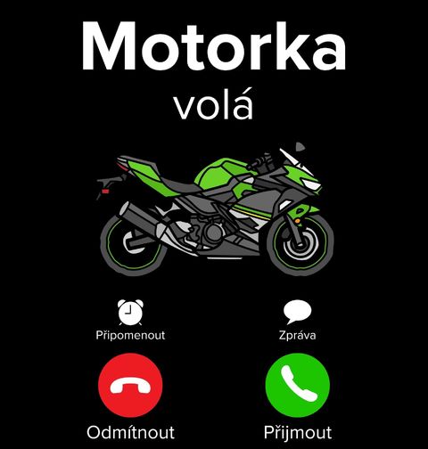 Obrázek produktu Pánské tričko Motorka volá Phone Call