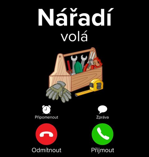Obrázek produktu Pánské tričko Nářadí volá Phone Call