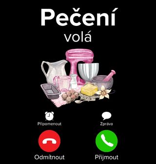 Obrázek 2 produktu Dámské tričko Pečení volá Phone Call