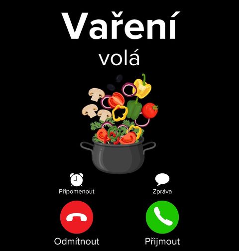 Obrázek produktu Dámské tričko Vaření volá Phone Call