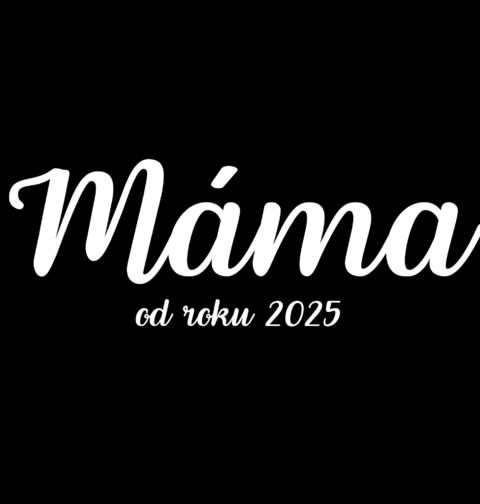 Obrázek produktu Dámské tričko Máma od roku 2025