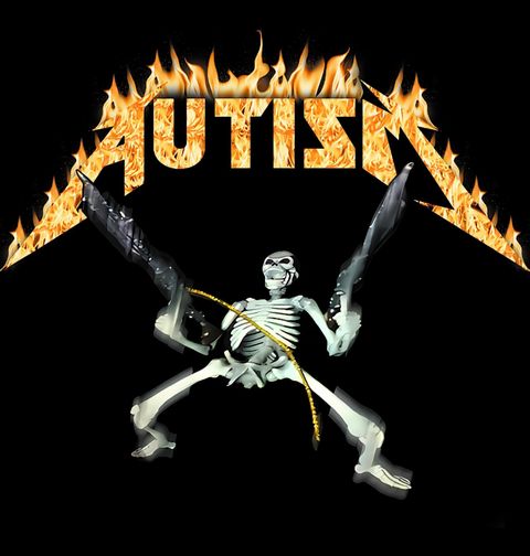 Obrázek produktu Dámské tričko Metalový Autism
