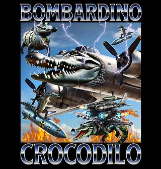 Obrázek 2 produktu Dětské tričko Krokodýlí Bombardér Bombardino Crocodilo
