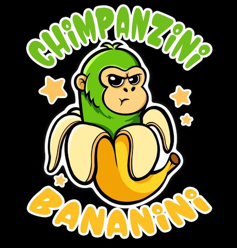 Obrázek produktu Dětské tričko Šimpanz v Banánu Chimpanzini Bananini