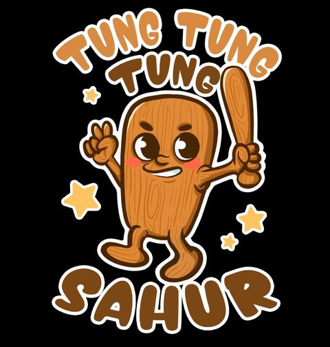 Obrázek produktu Dětské tričko Tung Tung Selfie Sahur