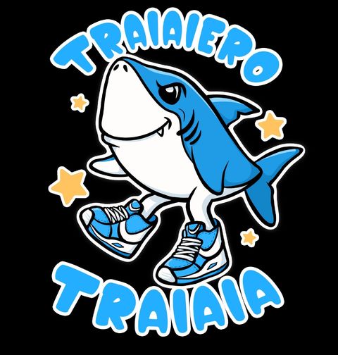 Obrázek produktu Dětské tričko Žralok v Teniskách Tralalero Tralala