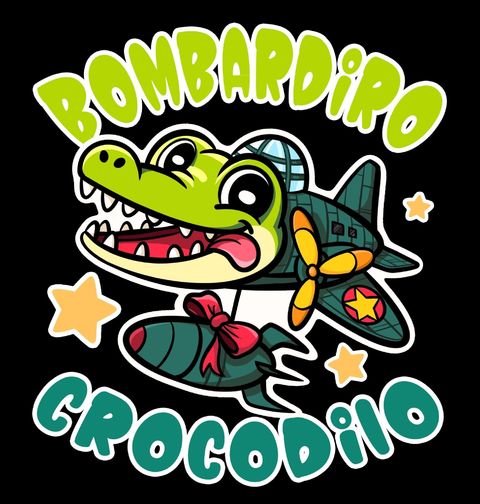 Obrázek produktu Dětské tričko Roztomilý Bombardino Crocodilo